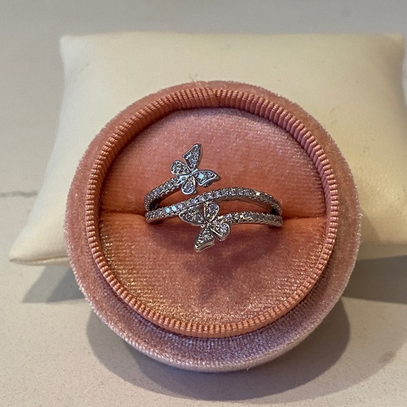 925 butterfly ring - Picture 2 of 8